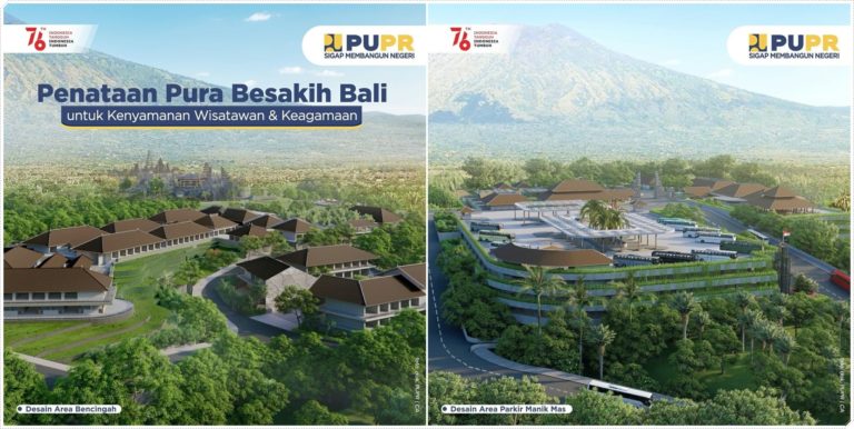 Upcoming Construction Projects in Bali - Turyapada Tower, Pura Agung Besakih, Bali Cultural Center Area, and Paramount Theme Park Bali